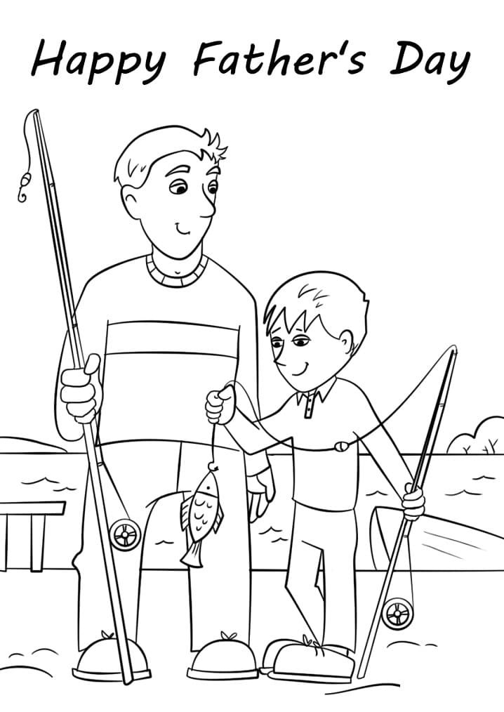 happy father s day printable coloring page free printable coloring pages for kids