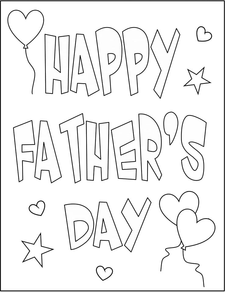 47 Collections Free Printable Coloring Pages For Dad  Best Free