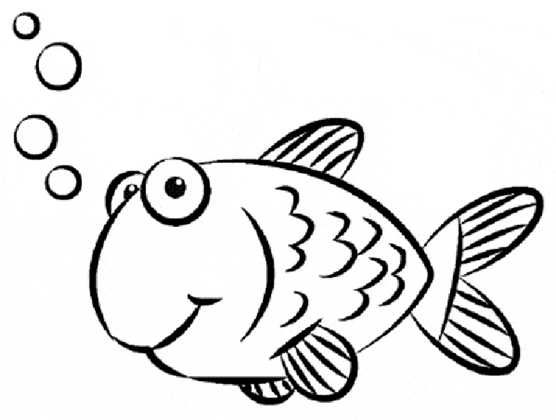 Goldfish Coloring Pages - Free Printable Coloring Pages for Kids