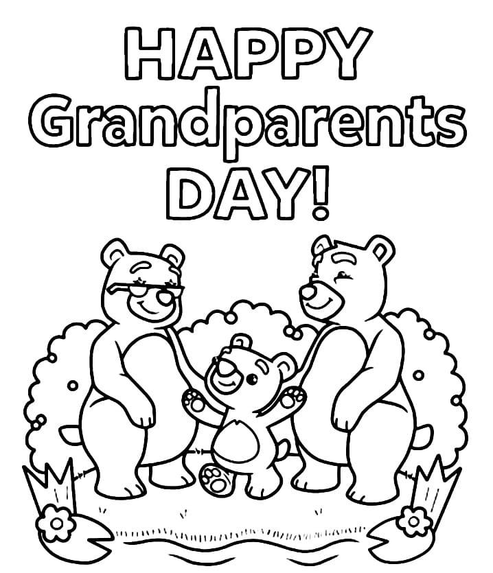 Happy Grandparents Day 3 Coloring Page Free Printable Coloring Pages 
