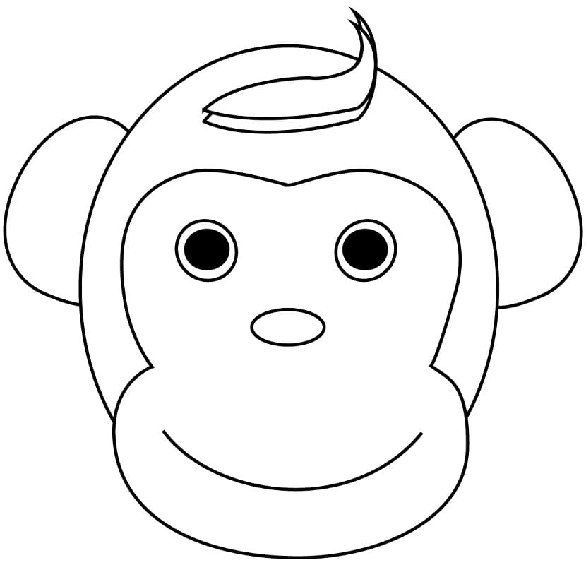 Happy Monkey Face