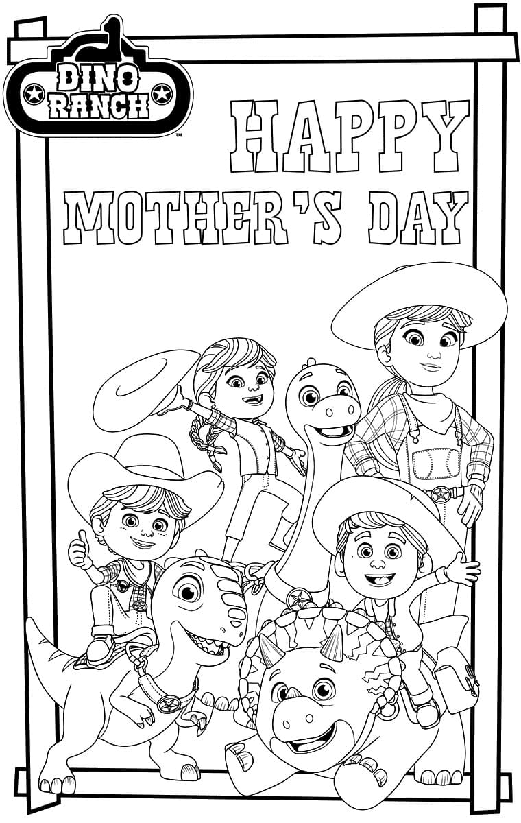 Happy Mother's Day Dino Ranch