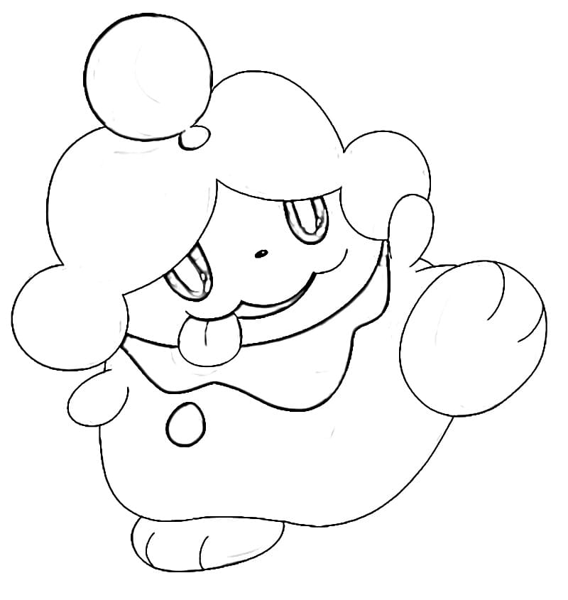 slurpuff coloring page high quality pokemon