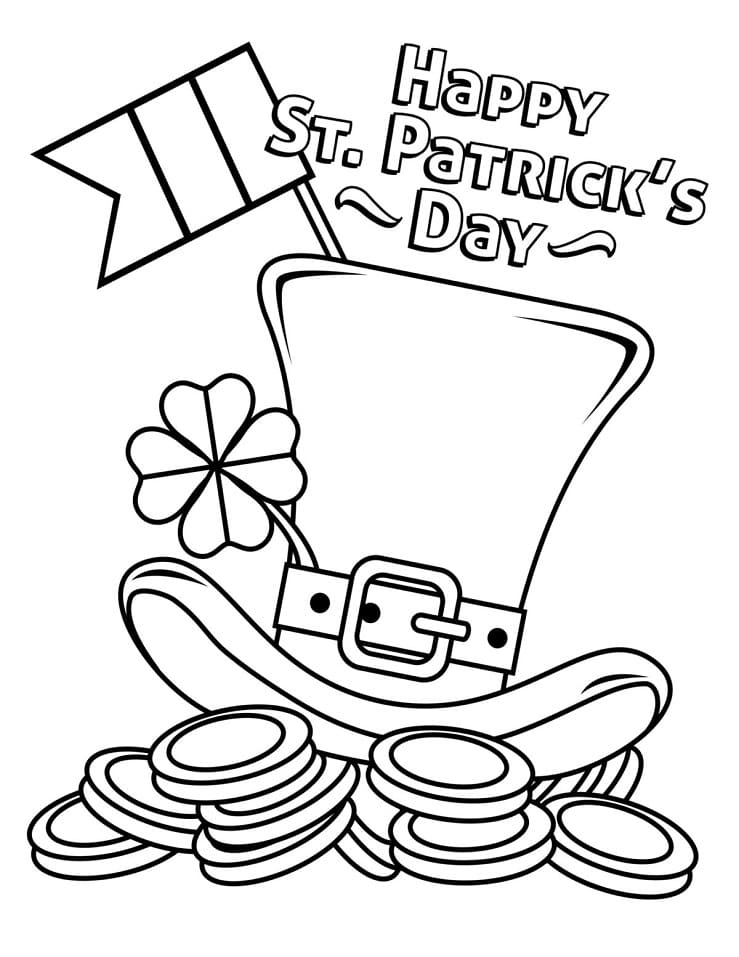 Happy St. Patrick's Day 5 Coloring Page - Free Printable Coloring Pages ...