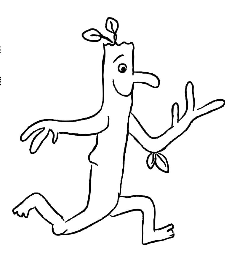 Stick Children Dancing Coloring Page Free Printable Coloring Pages 