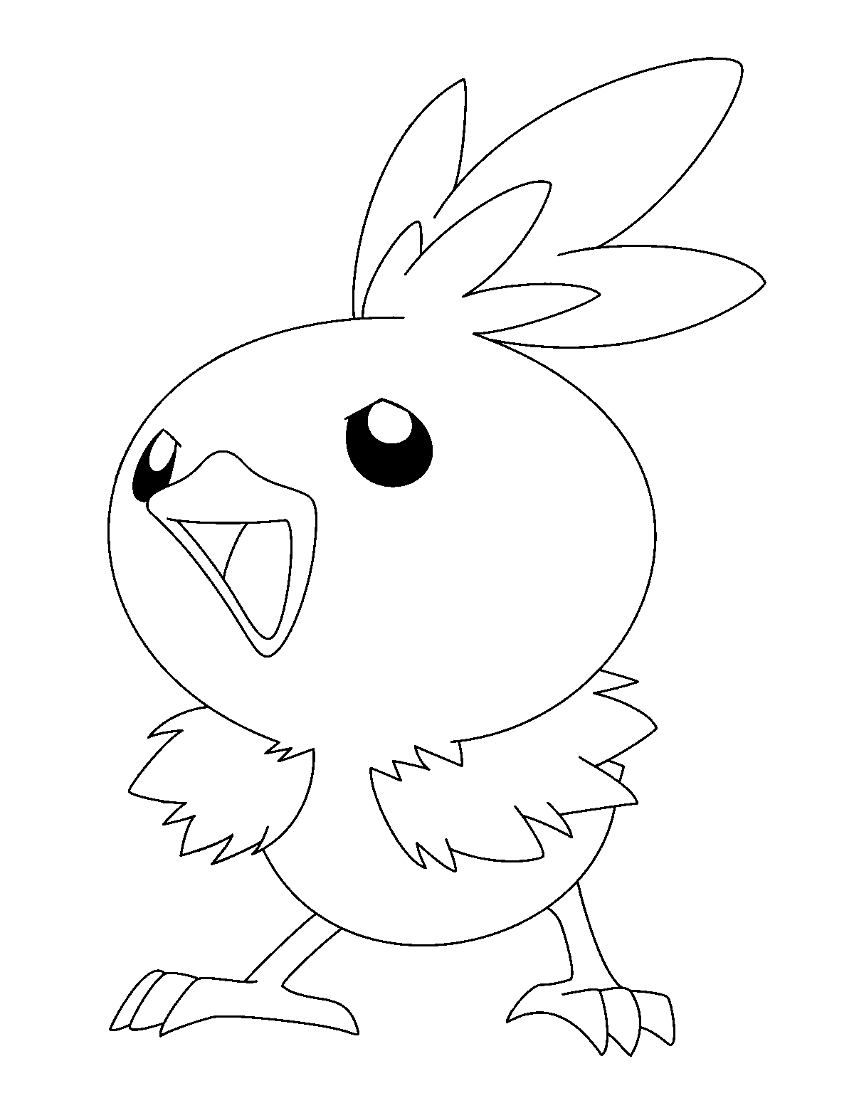 Torchic Coloring Pages - Free Printable Coloring Pages for Kids