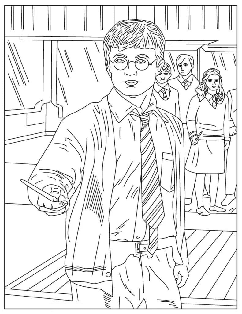 Harry Potter Coloring Pages - Free Printable Coloring Pages for Kids