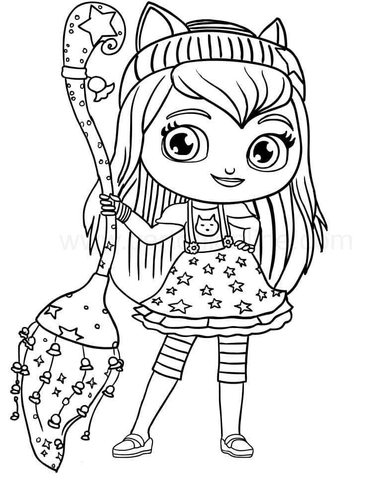 Pet Treble from Little Charmers Coloring Page - Free Printable Coloring ...