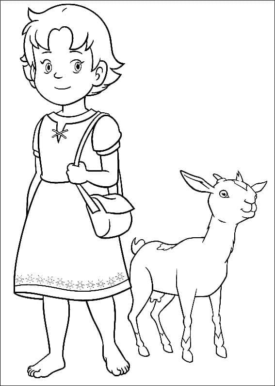 Heidi and Goat