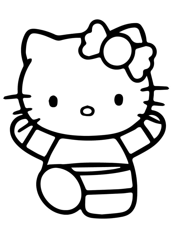 i love nerds hello kitty coloring pages