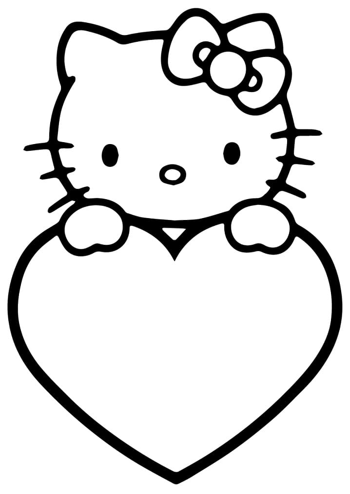 Hello Kitty and Heart