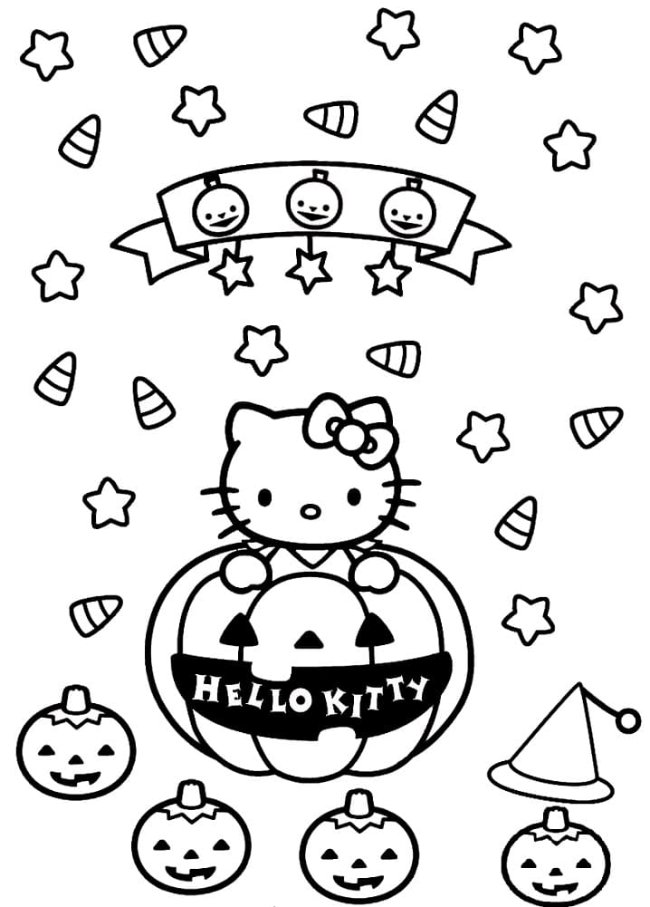 Hello Kitty on Halloween