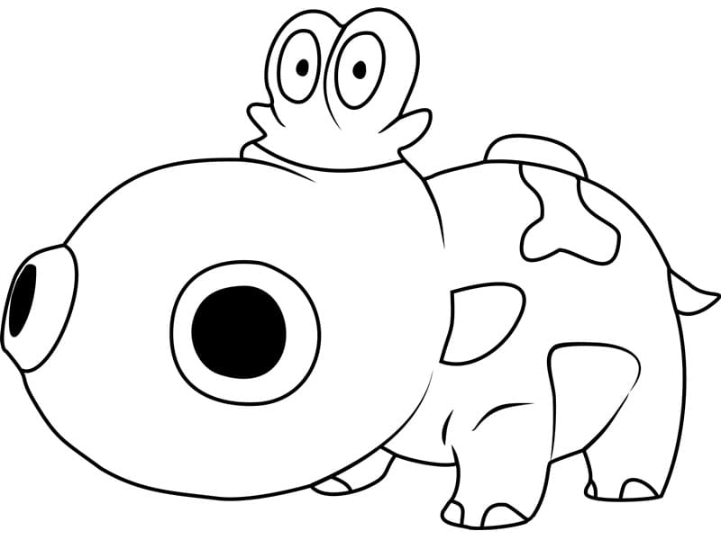 coloring pages of hippowdon pokemon