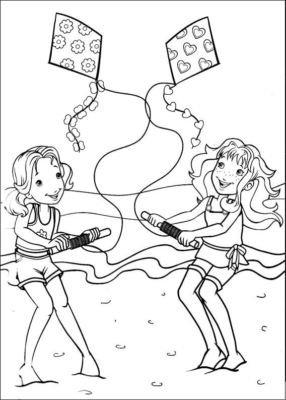 coloring pages holly hobbie