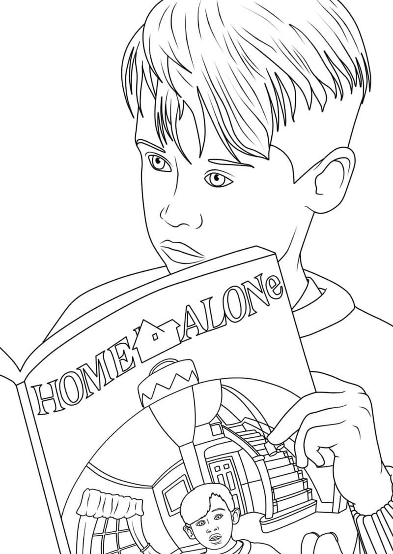 Home Alone to Print Coloring Page Free Printable Coloring Pages for Kids