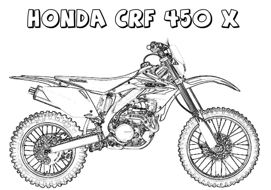 Raptor Riding Dirt Bike Coloring Page - Free Printable Coloring Pages