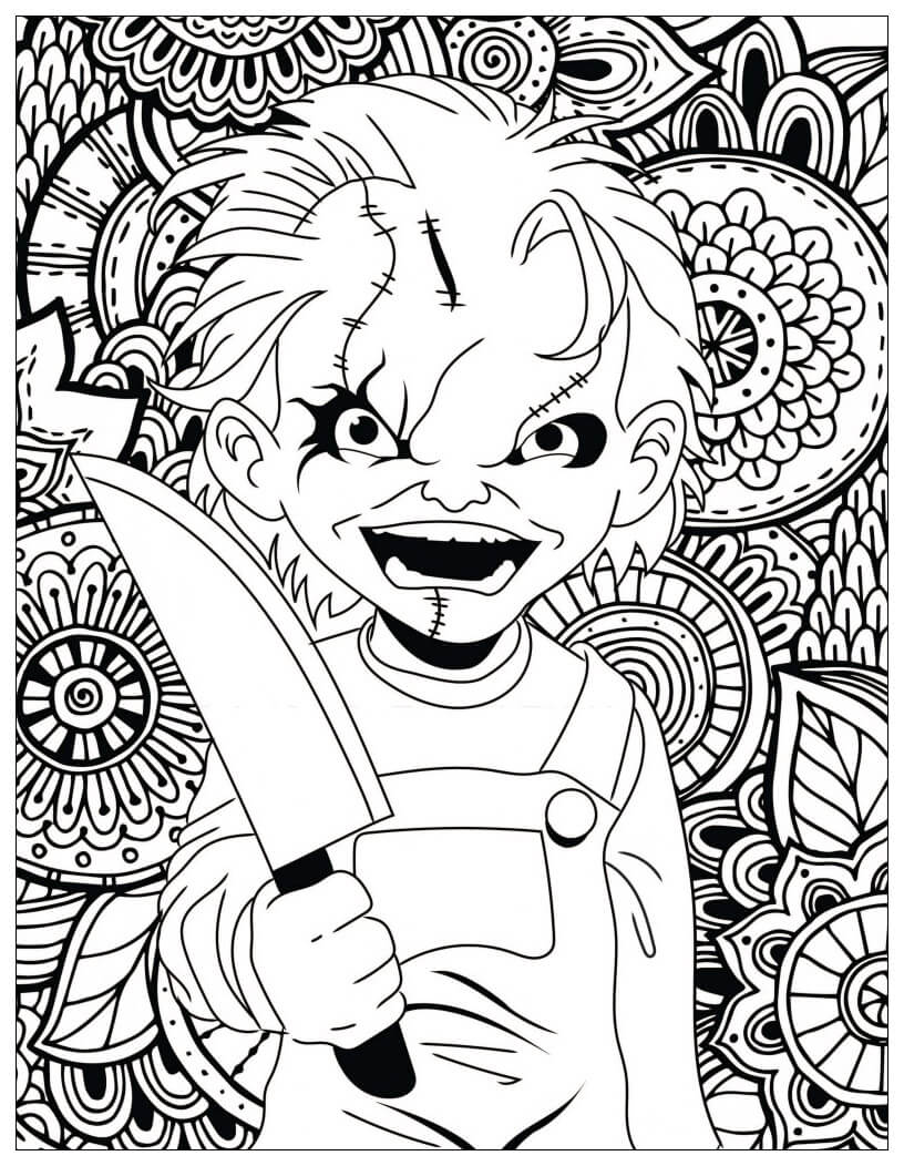 Chucky Coloring Pages - Free Printable Coloring Pages for Kids