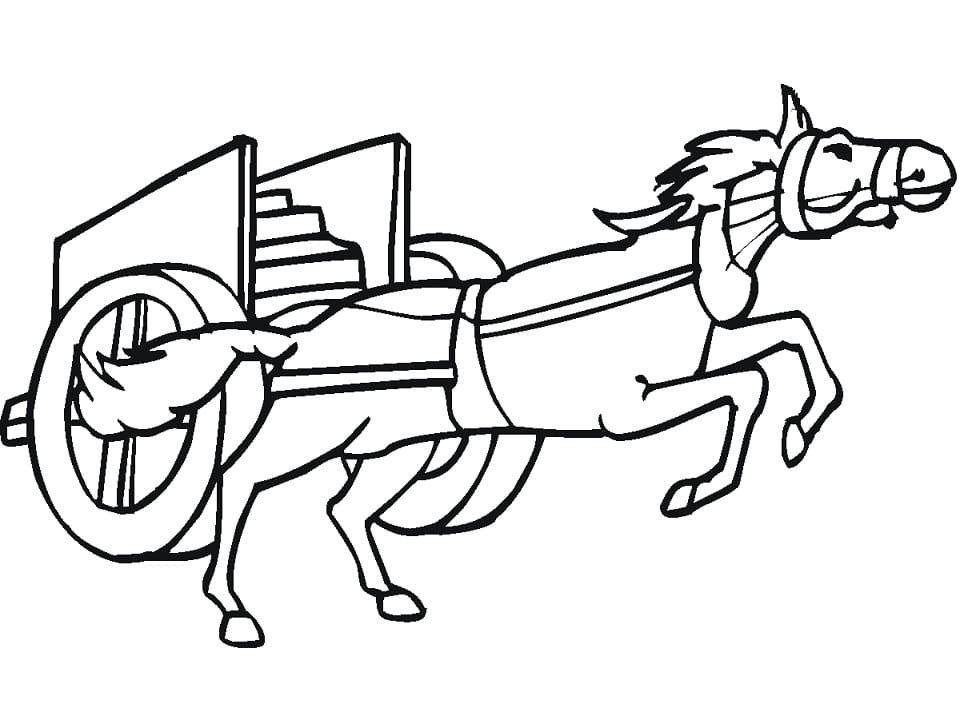 Horse Pulling Chariot
