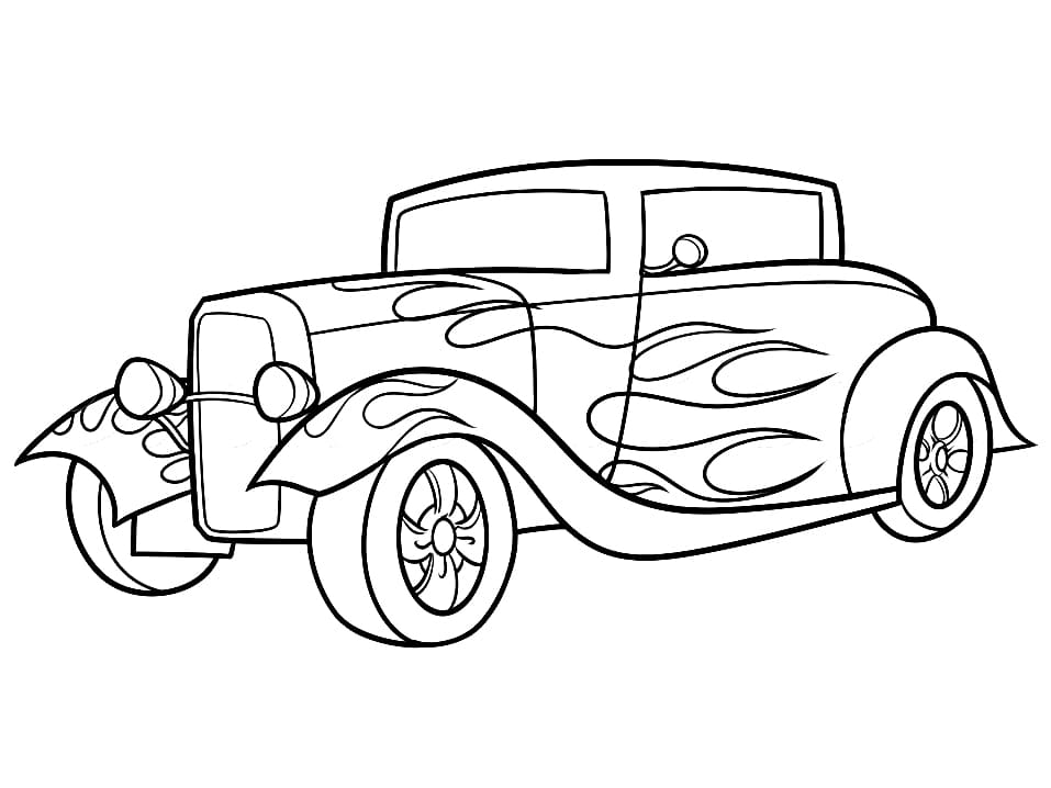 Hot Rod Printable