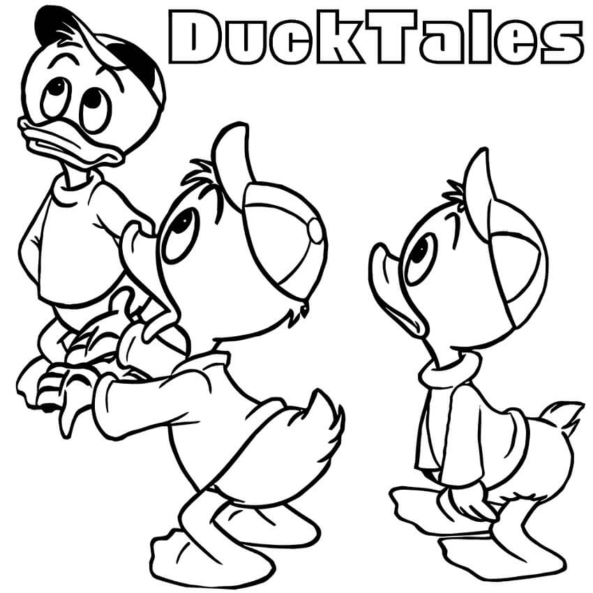 Huey, Dewey and Louie from Ducktales