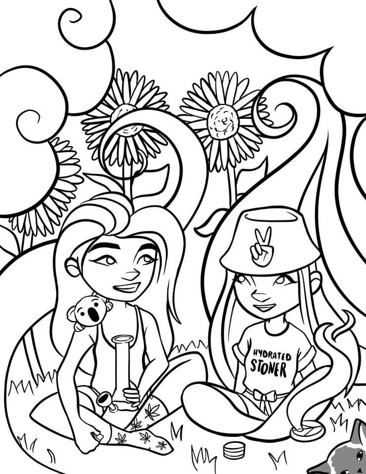 Stoner 4 Coloring Page Free Printable Coloring Pages for Kids