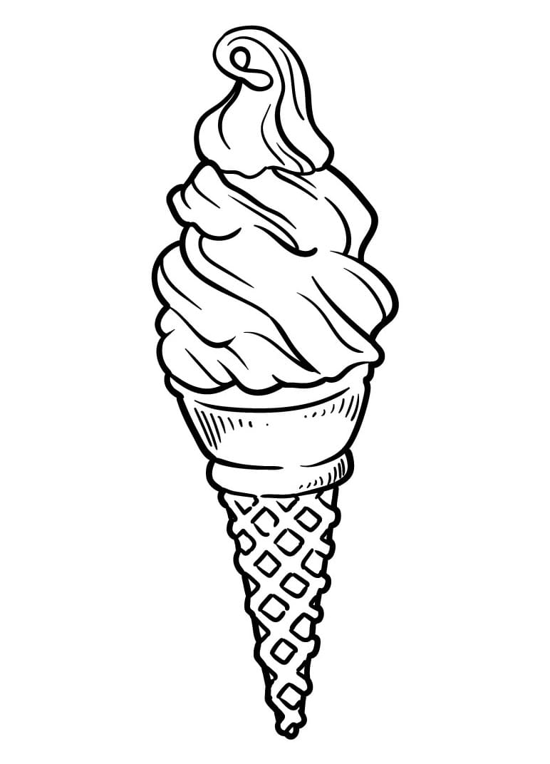 Ice Cream 20 Coloring Page   Free Printable Coloring Pages for Kids