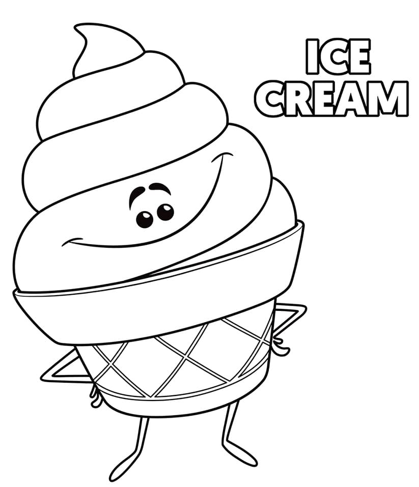 Ice Cream from The Emoji Movie