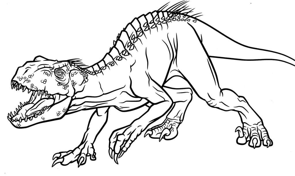 Indoraptor Coloring Pages Free Printable Coloring Pages For Kids