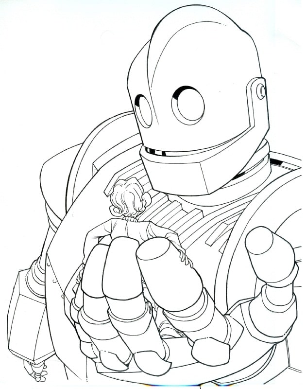 Iron Giant coloring page 3 Coloring Page Free Printable Coloring