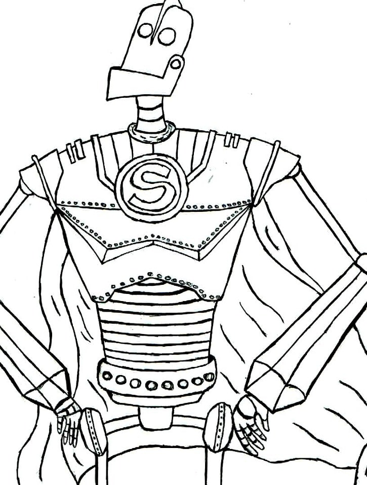 Iron Giant coloring page 7