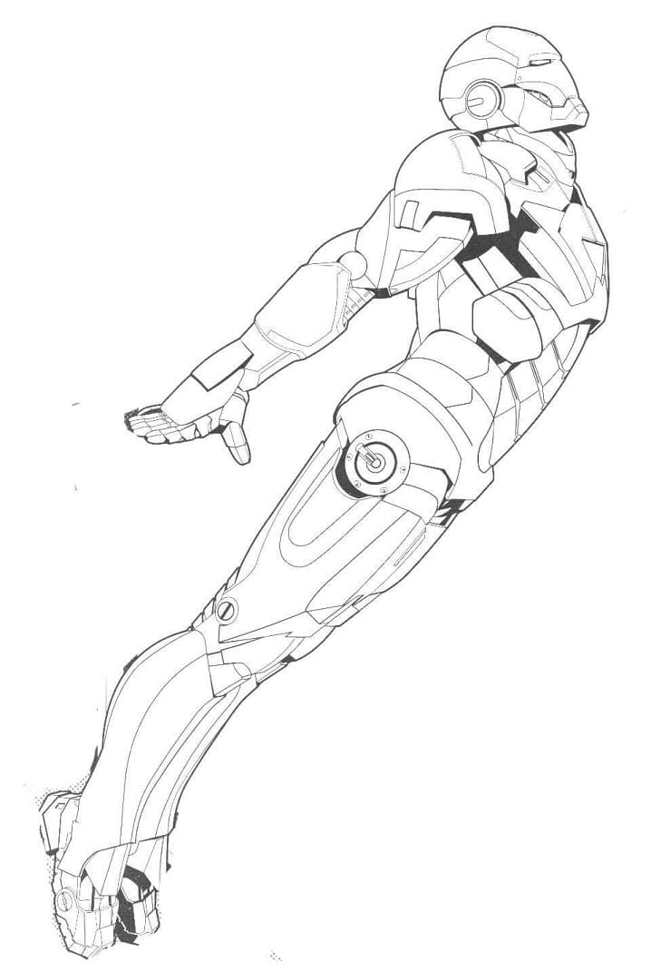 ArtStation  Iron Man Full Body Flying