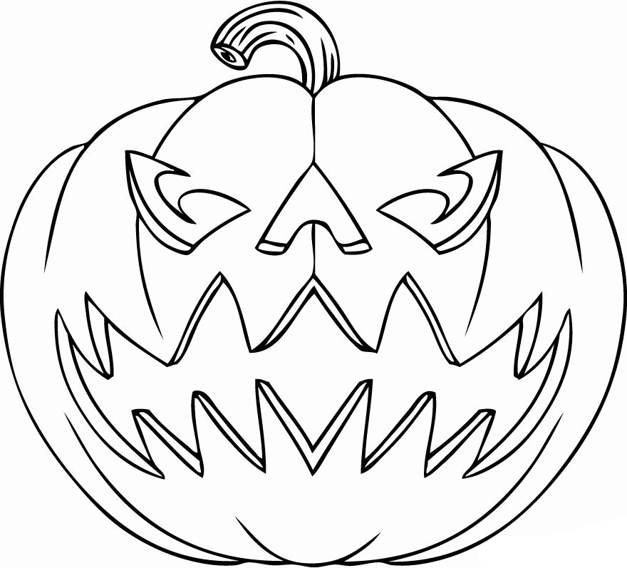 Jack o' Lantern Coloring Pages - Free Printable Coloring Pages for Kids