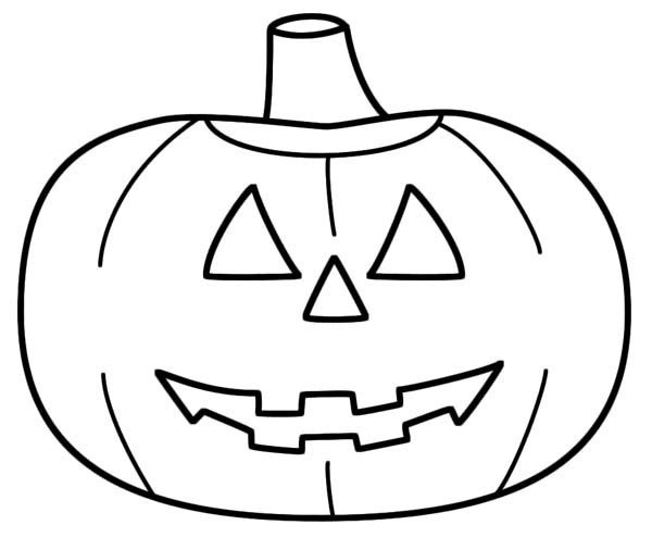 Jack o' Lantern Coloring Page - Free Printable Coloring Pages for Kids