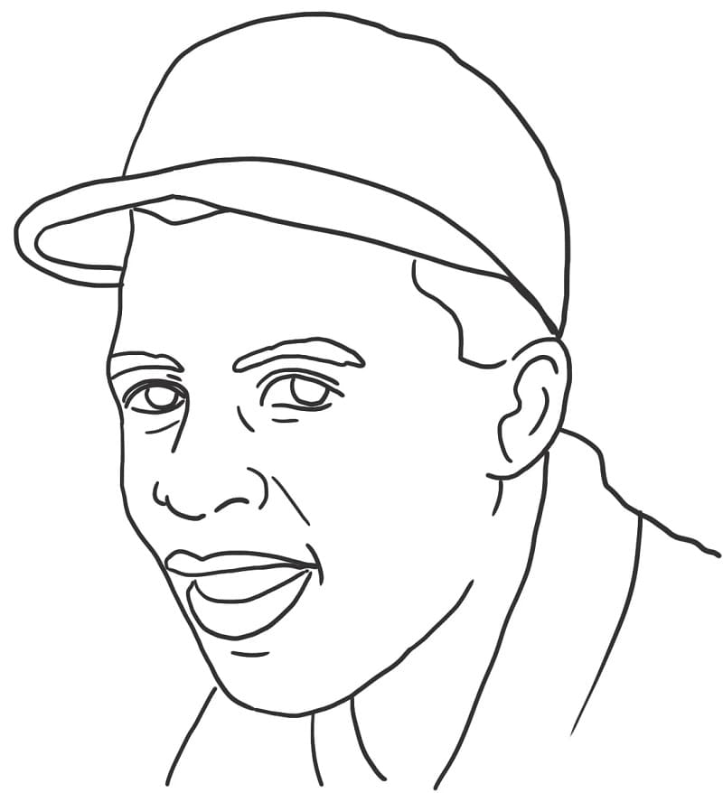 Printable Jackie Robinson Coloring Page Free Printable Coloring Pages