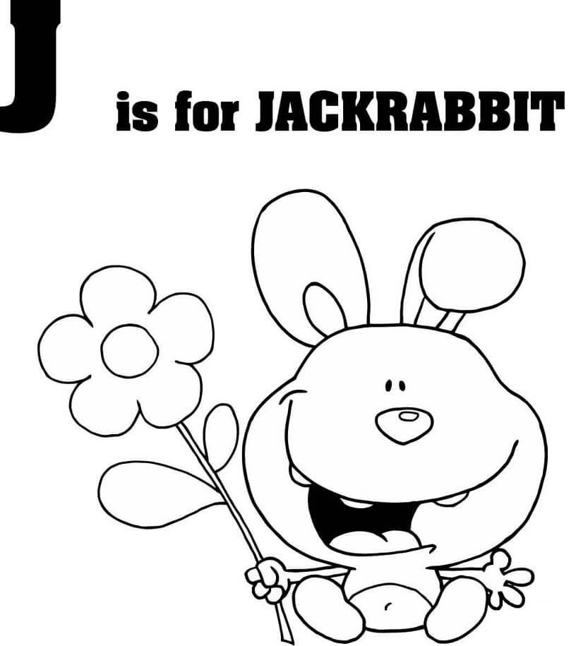 Jackrabbit Letter J