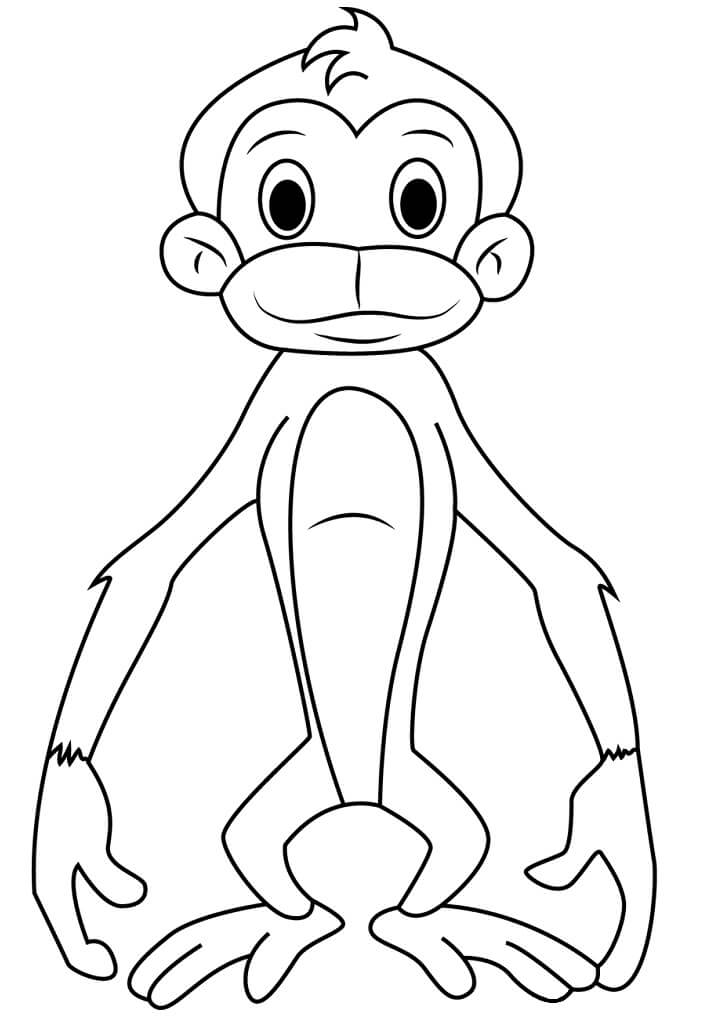 Jaggu Bandar from Chhota Bheem Coloring Page - Free Printable Coloring Pages  for Kids