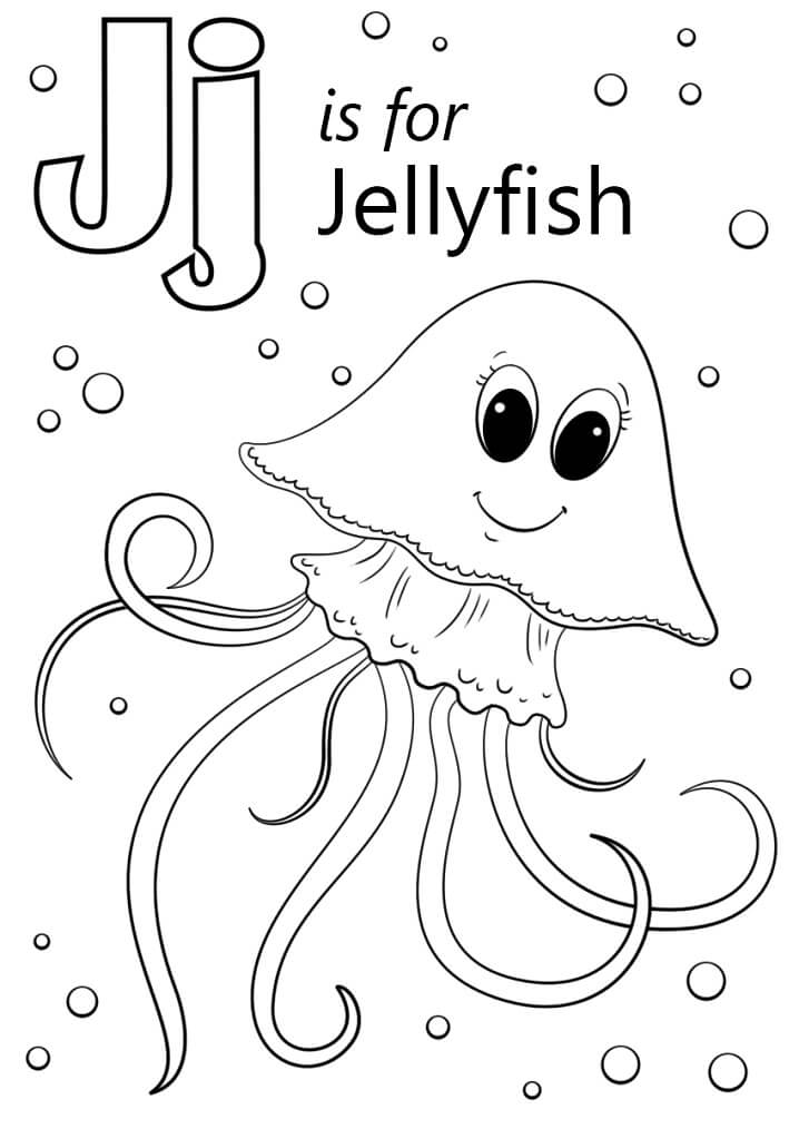 Jellyfish Letter J