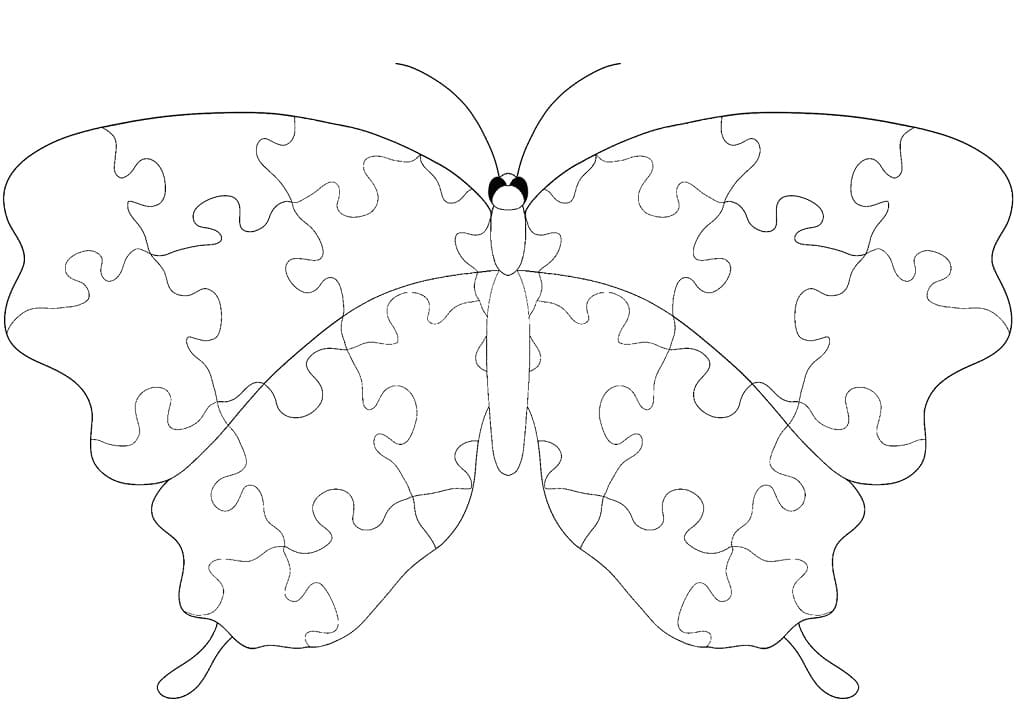 Jigsaw Puzzle Butterfly
