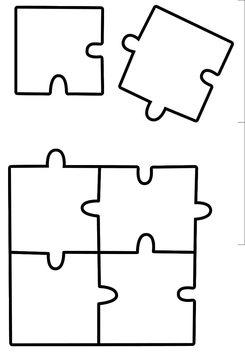 Jigsaw Puzzle to Color