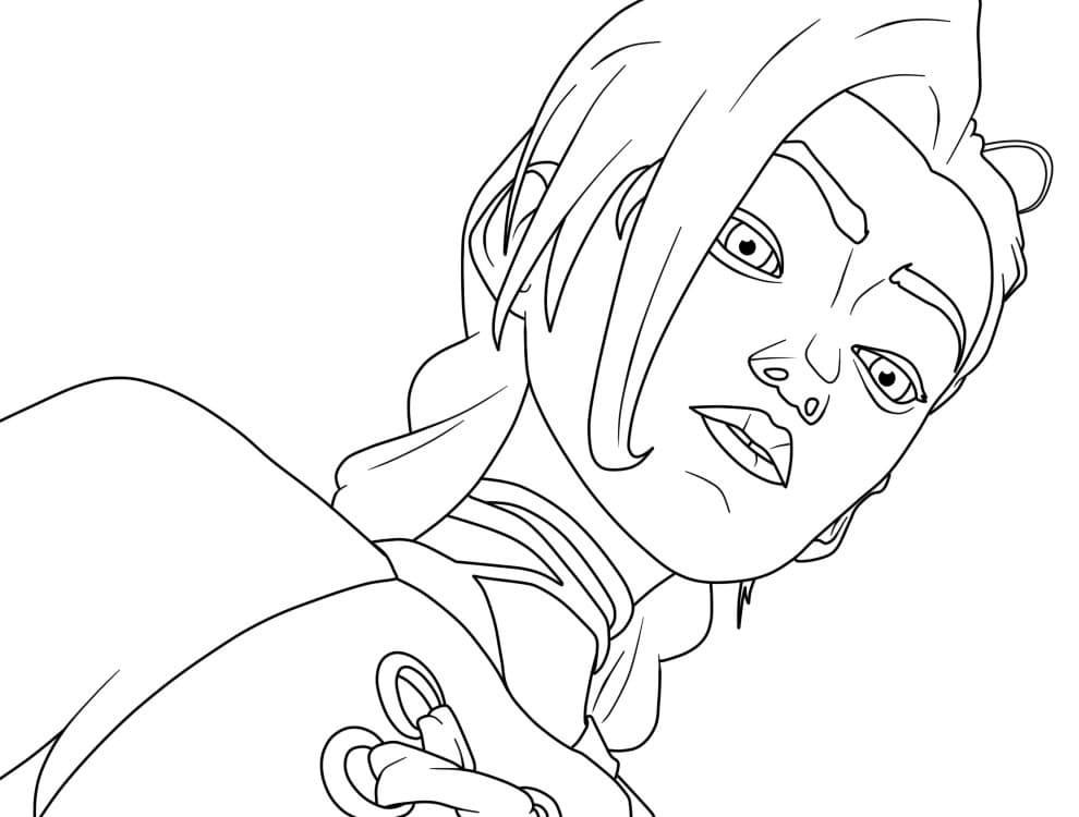Jinx Lol Drawing Sketch Coloring Page Jinx Lol Drawing Sketch Coloring Page