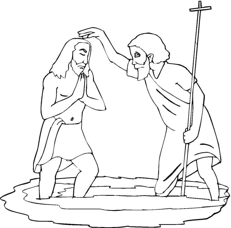 John Baptising Jesus