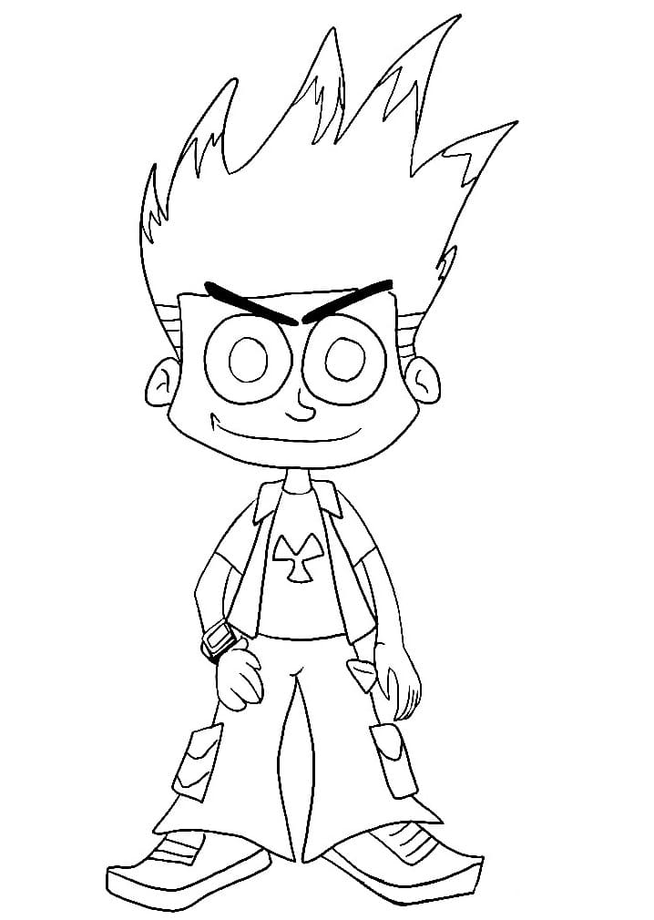Johnny Test Printable Coloring Page - Free Printable Coloring Pages for ...