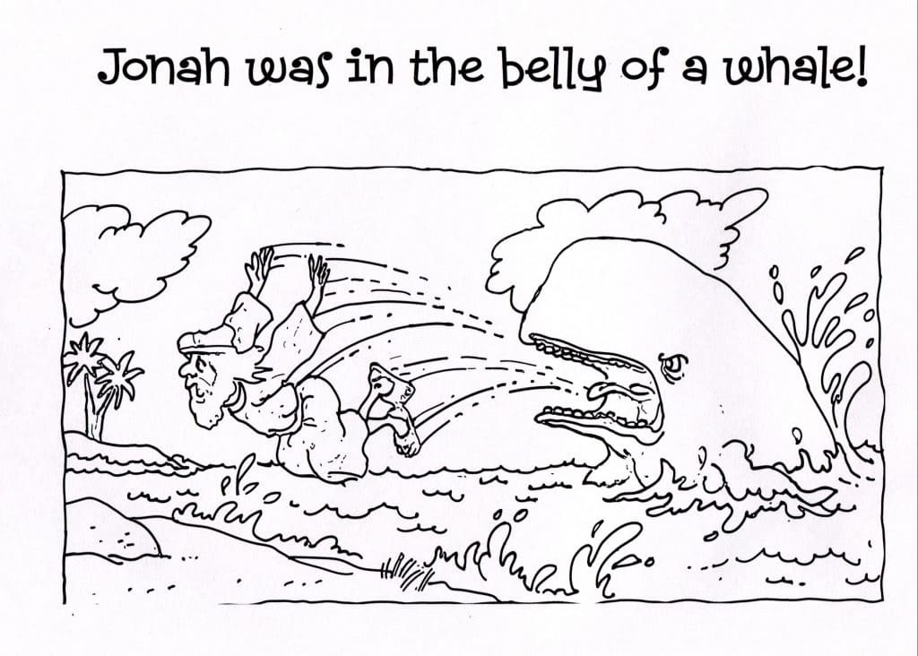 Jonah And The Whale 3 Coloring Page Free Printable Coloring Pages For 