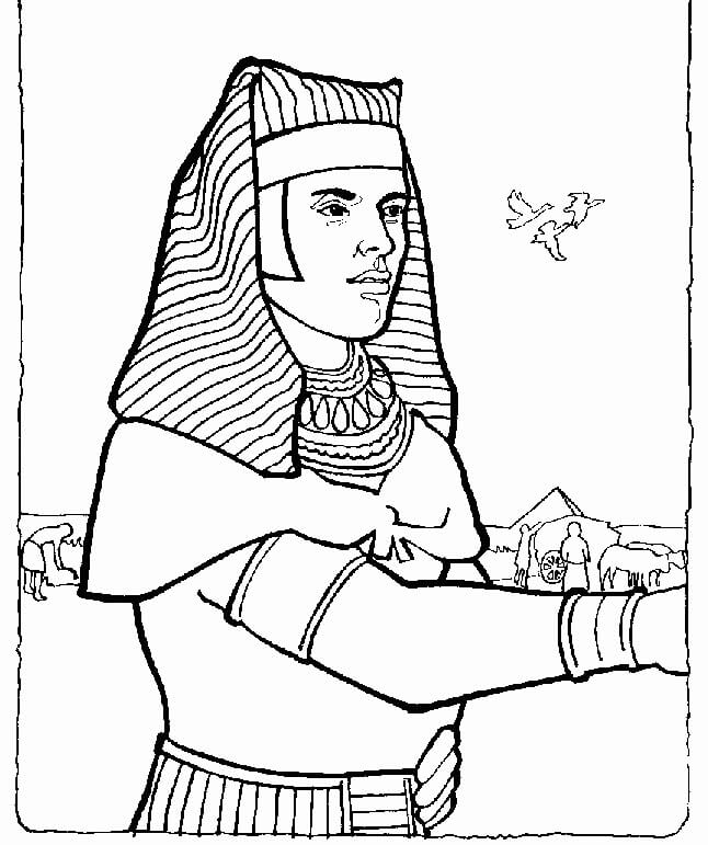 Joseph Egypt Bible Coloring Page Free Printable Coloring Pages For Kids