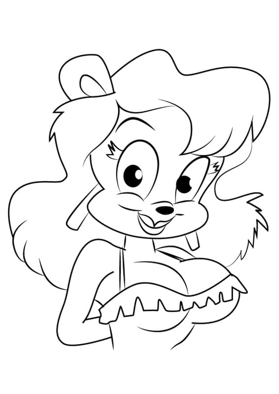 Julie Bruin from Tiny Toon Adventures