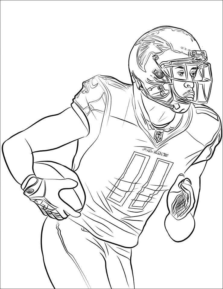 Odell Beckham Jr Coloring Page Free Printable Coloring Pages For Kids