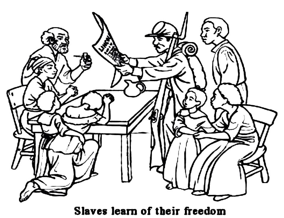 Juneteenth Coloring Pages Free Printable