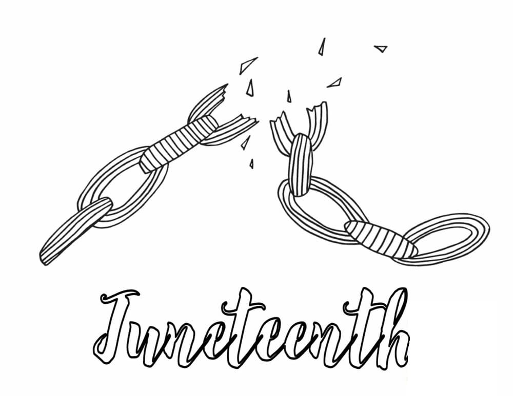 Juneteenth 2 Coloring Page - Free Printable Coloring Pages for Kids