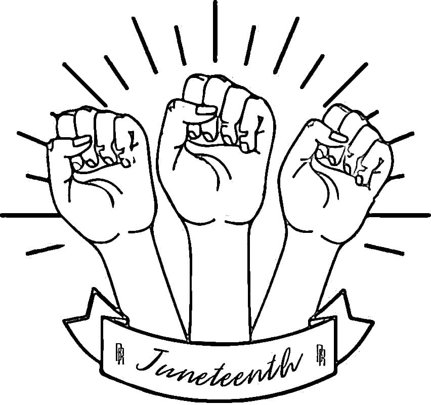 Juneteenth 1 Coloring Page - Free Printable Coloring Pages for Kids
