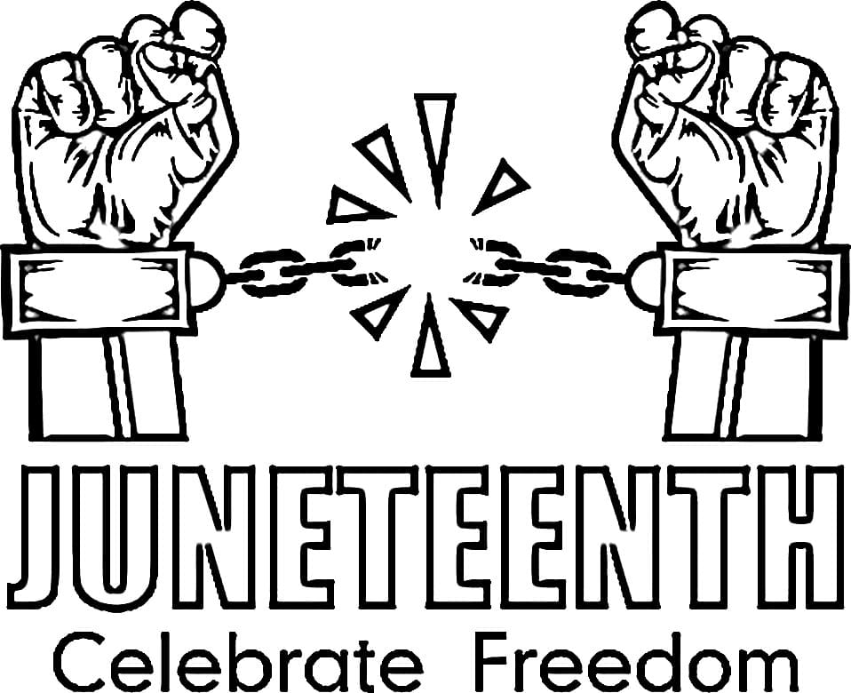 Juneteenth 9 Coloring Page 